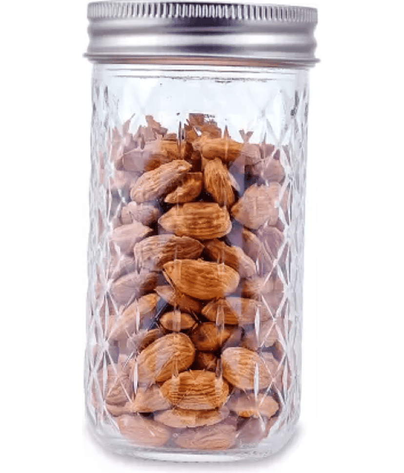 CROCO JAR Glass Silver Food Container ( Set of 12 ) view 2