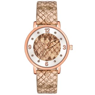 Loretta MT-362 Beige Leather Belt Slim Dial Women & Girls Watch
