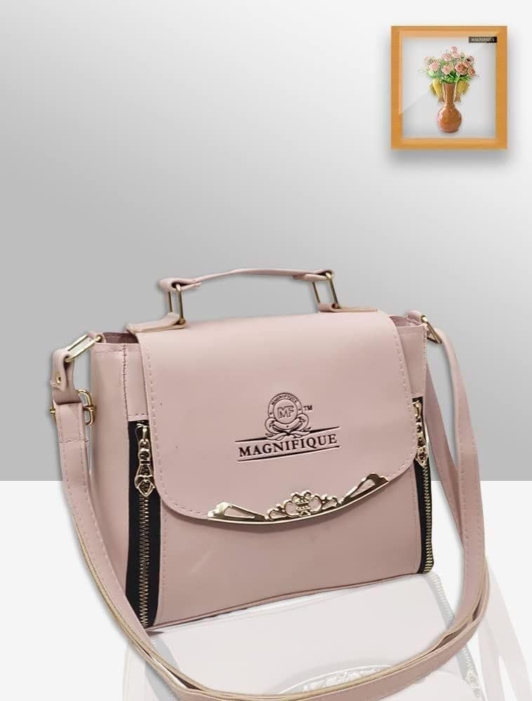 Magnifique Women's Hand/Sling/Side Bag/purse Polyurethane Western (Clear) view 4