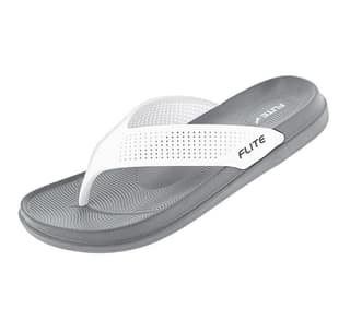 Flite FL390 Dark Grey White G No 7 Mens Slipper
