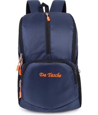 Da Tasche 25 Ltrs Black Polyester College Bag
