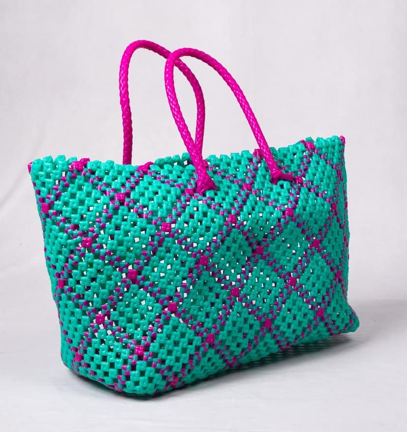 HAND MADE PLASTIC WIRE BAG view 2