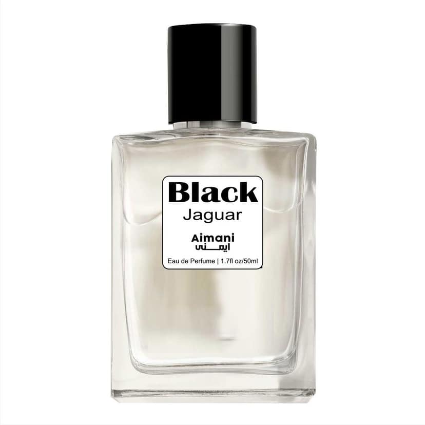 Aimani Black Jaguar Perfume Spray for Men | Long-Lasting Fragrance with Bold, Masculine Scent | 50ml