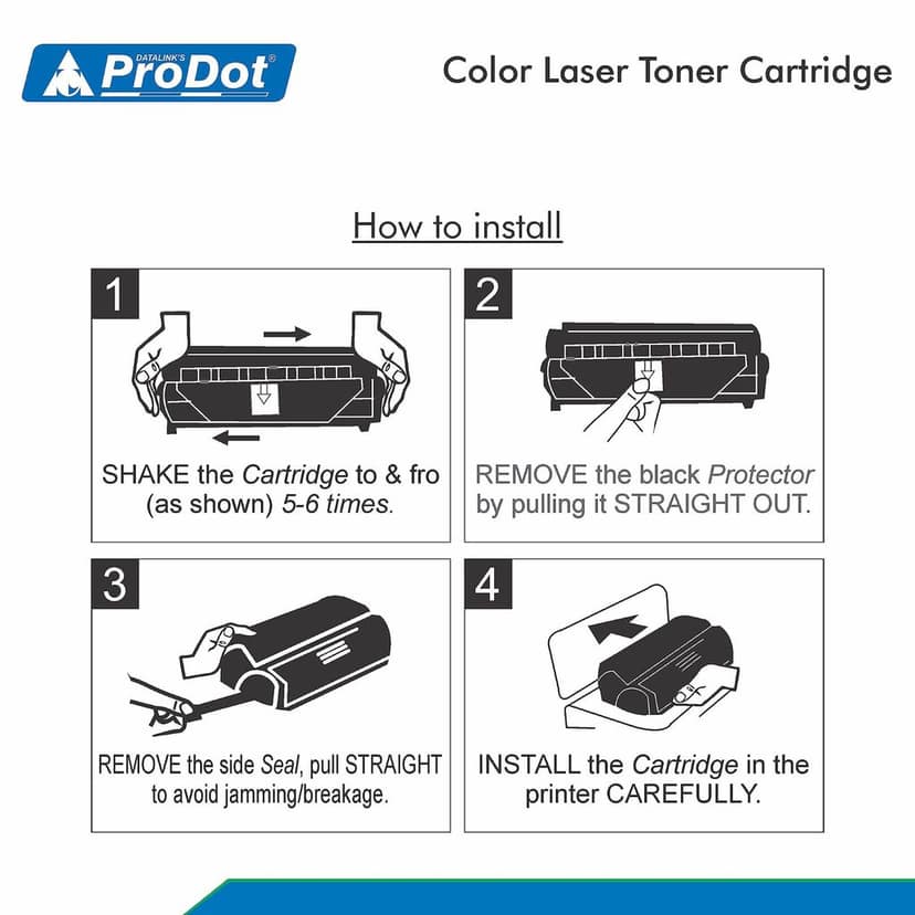 ProDot (PRO H-410-413 Laser Toner Cartridge for HP CF410A-413A (410A) Compatible with HP Color Laserjet Pro M452, MFP M377, MFP M477fdw, MFP M477fnw, M452dw, M452nw, MFP M477fdn view 6