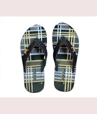 Crazy Bunny - Green Men's Thong Flip Flop