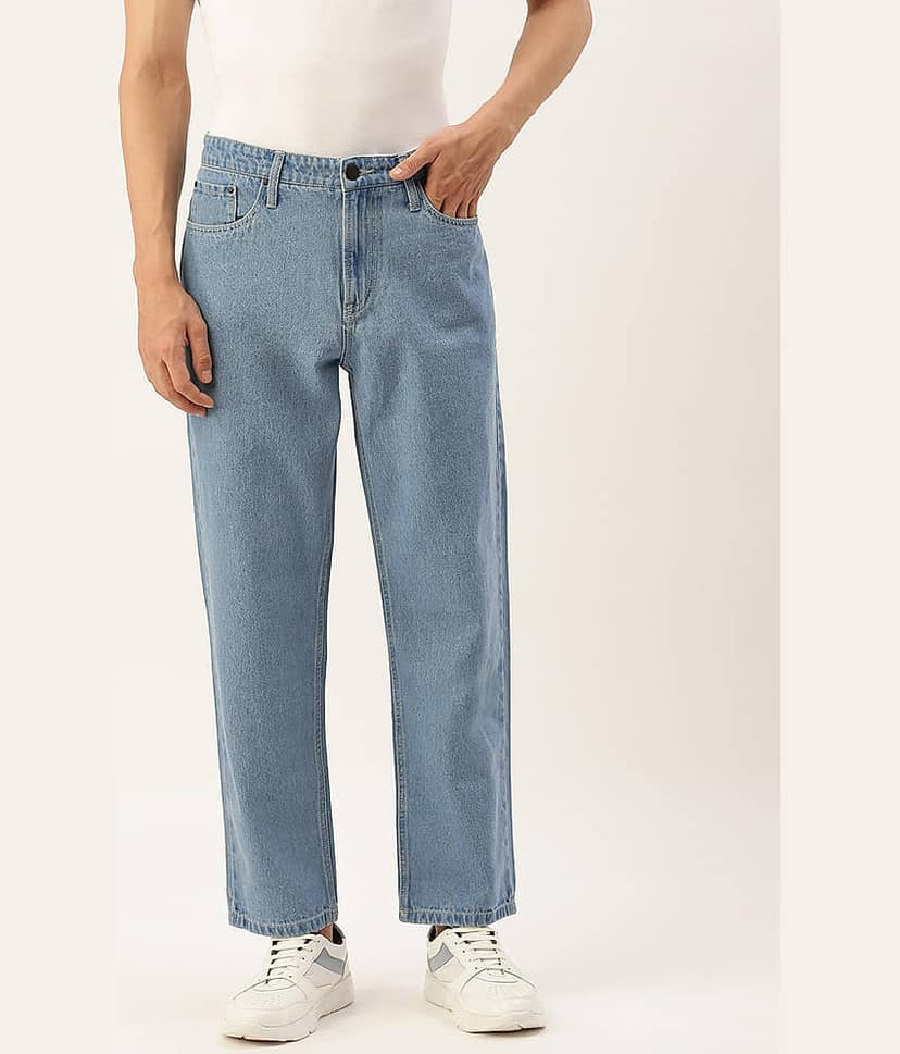 Bene Kleed Men Pure Cotton Relaxed Fit Jeans