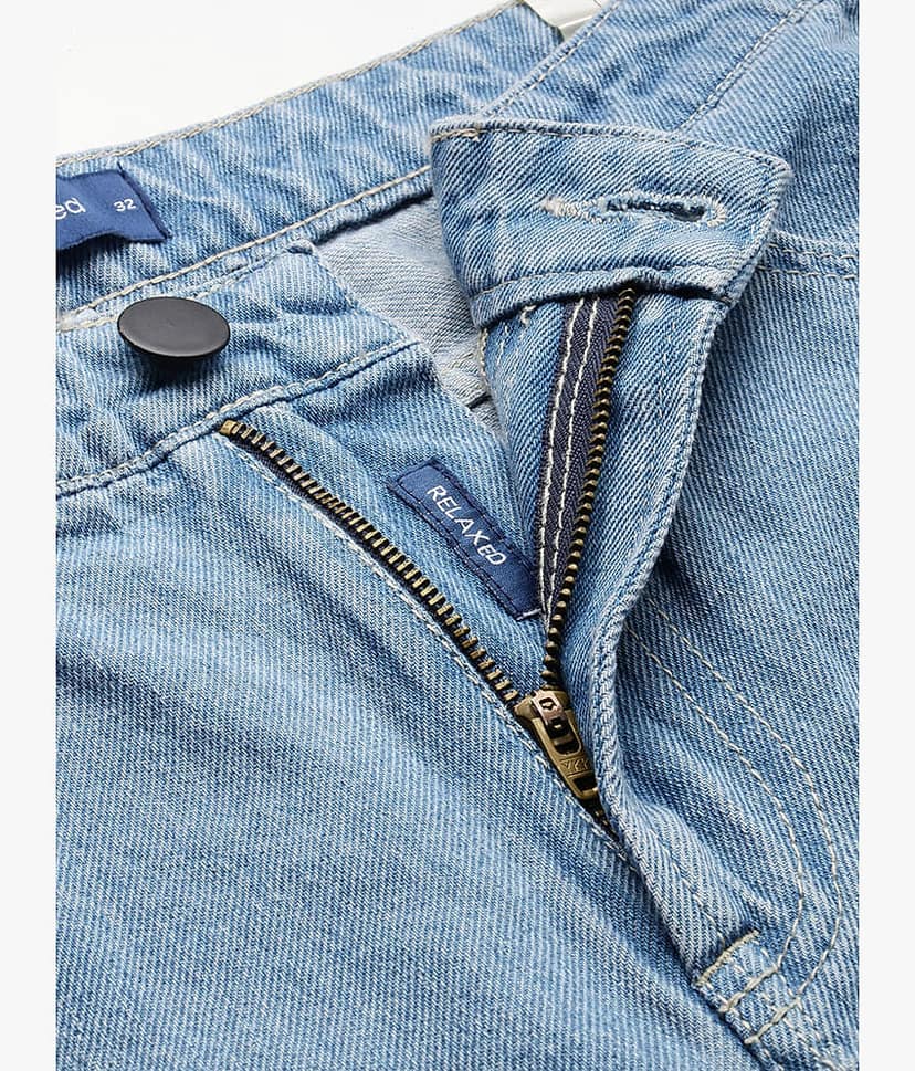 Bene Kleed Men Pure Cotton Relaxed Fit Jeans view 5