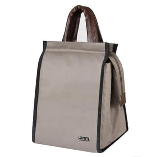 LOREM Linen Bliss: Textured Insulated Tiffin Bag/Lunch Bag