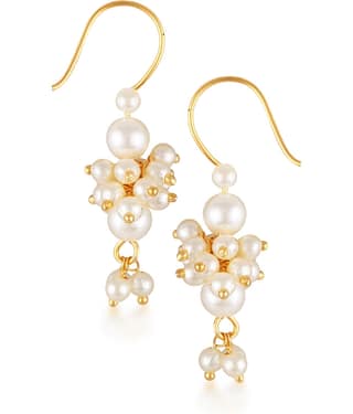Vighnaharta White EarCuff Earrings ( Pack of 1 )