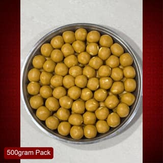 Aaswad Caterers Besan Ladoo (500g) | Traditional Festive Sweet