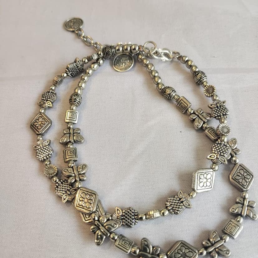 German Silver Anklet ( Pack of 5 pairs ) view 2