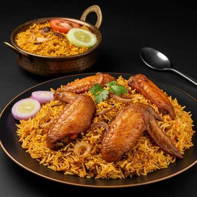 Wings Chicken Dum Biriyani