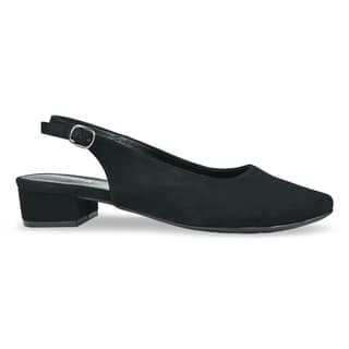 Black Women Sling Back Pumps