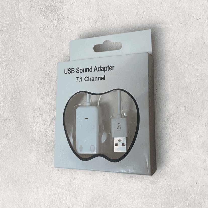 Unleash Immersive Audio: White Usb to mic and speaker Headphone , microphone (Plug & Play) view 2
