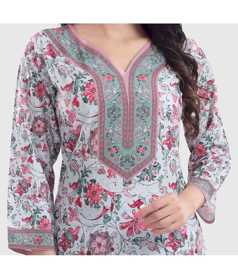 Crepe Short Kurti For Women (Pack of 1) view 2