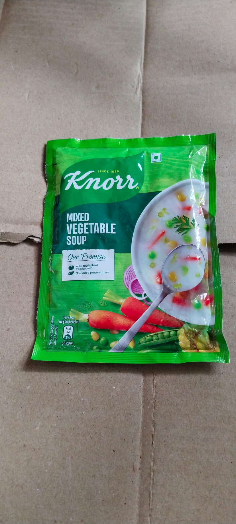 Knorr mixed vegetable soup