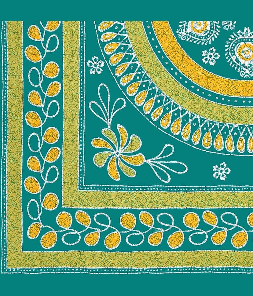 ABHACLOTHO Green Cotton 1 Single Bedsheet with 1 Pillow Cover ( 215 cm x 150 cm ) view 2