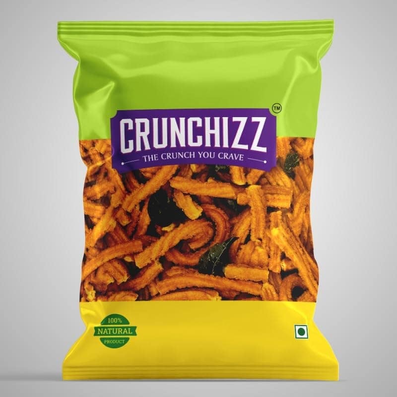CRUNCHIZZ RICE MURUKKU Spicy/MULLU MURUKKU (Chakli) I Crunchy, Authentic Kerala Snack I No Artificial Additives I Perfect Tea-Time Bites I Pack of One I 200 Grams view 5