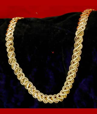 KRIMO Gold Plated Chain ( Set of 1 )