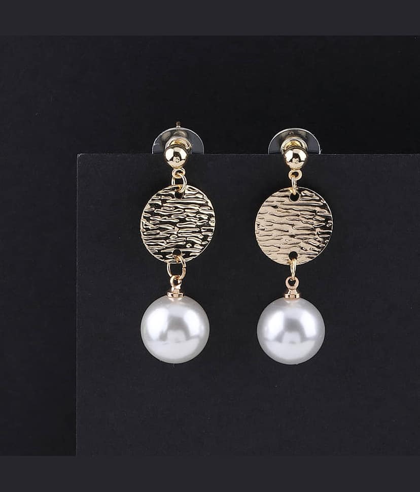 SILVER SHINE Party Wear Stylish Dangle Earring For Women Girl view 2