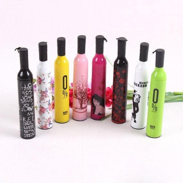 Wine Bottle Umbrella – Pocket Folding Design view 2