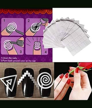 FOK Waterproof Nail Art set of 24 sheet Stickers 60 g