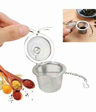 dust n shine Stainless Steel Tea Infuser, Tea Ball Filter