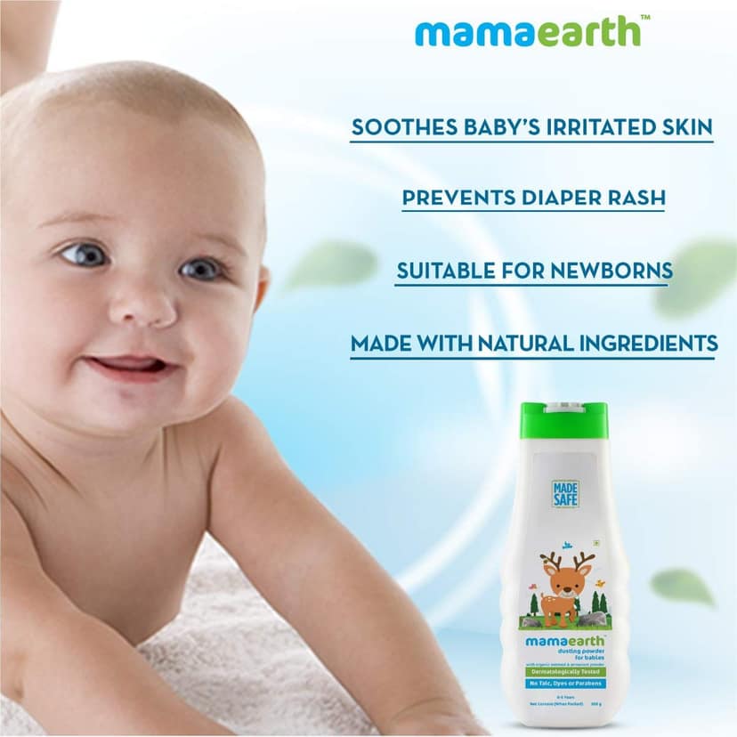 Mamaearth Organic Dusting Powder For Babies view 2