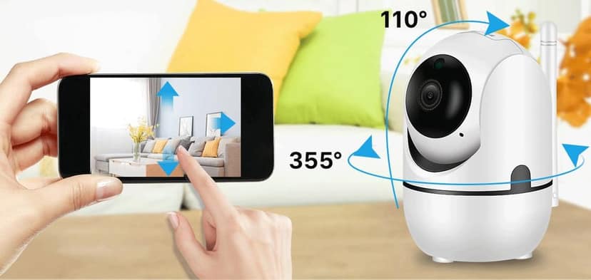 AUSHA AI Indoor Security Camera | 1080p HD, 360° Coverage, Motion Tracking, Two-Way Audio | Smart WiFi Camera view 6