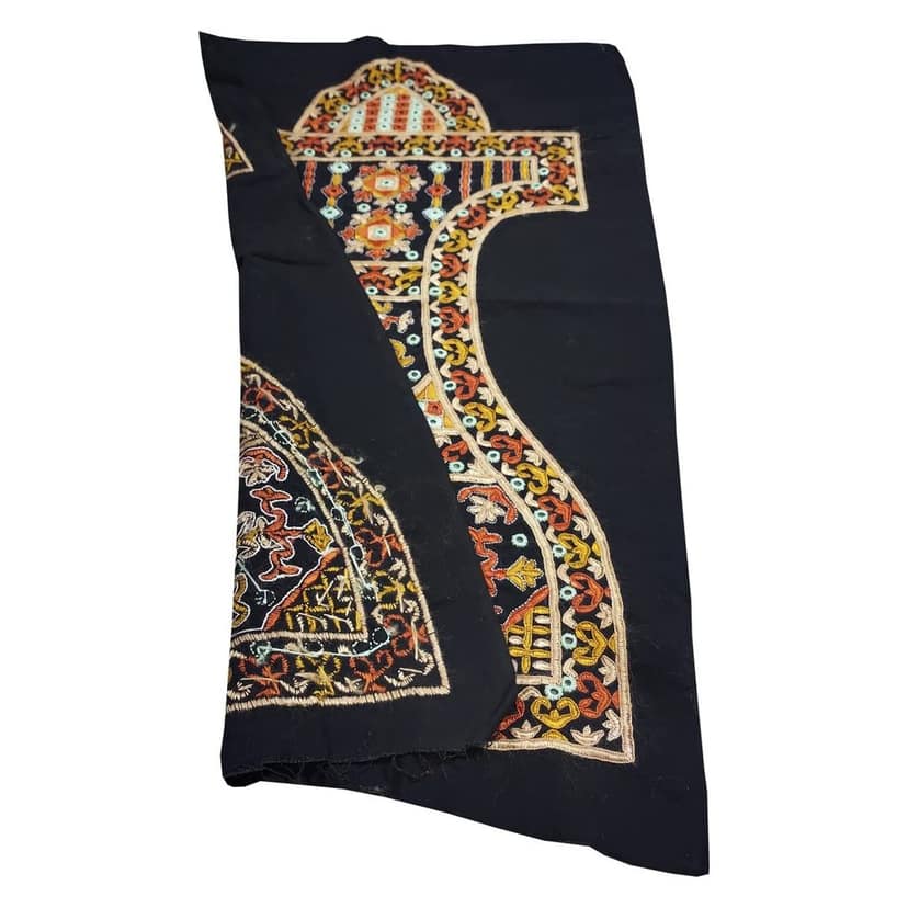 Garvi Gurjari (A Gujarat Govt Enterprise) Multicolor Hand Embroidered Yoke (GGCMEP15) view 3