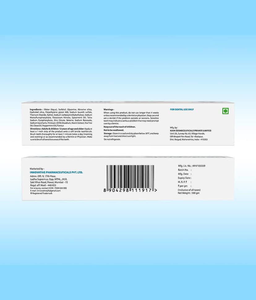 Dentopride Sensitivity Relief Toothpaste Pack of 2 view 2