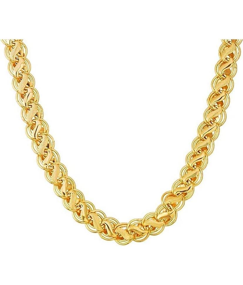 KRIMO Gold Plated Alloy Chain ( Pack of 1 ) view 2