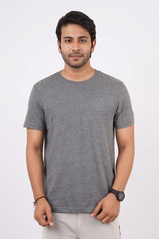 Men's Anthramelange S/J Crew Neck