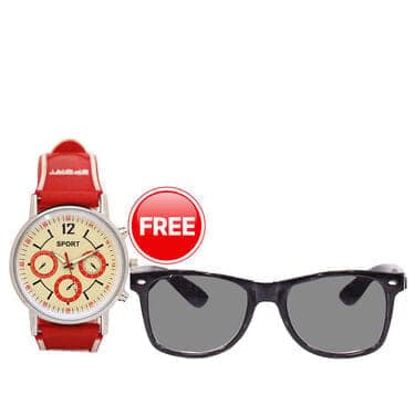 Pack of 2 Men's Summer Sandals + Free Stylish Watch & Sunglasses (SW82) view 5