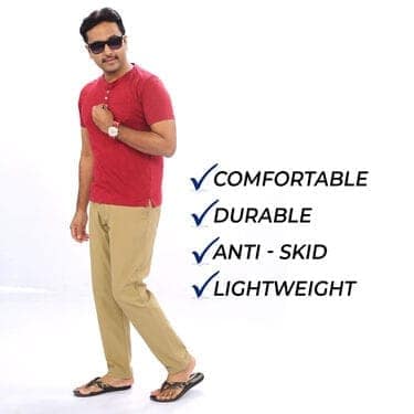 Pack of 2 Men's Summer Sandals + Free Stylish Watch & Sunglasses (SW82) view 6