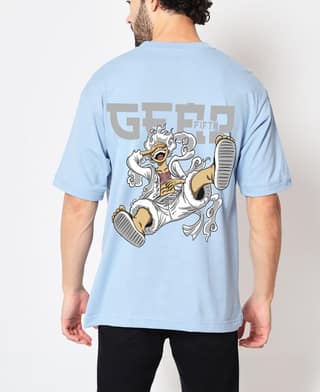 SCOTT FINCHER Men's GEED Fifth T-Shirt | Anime Inspired Streetwear | Perfect for Casual Wear : AA(ARN)LBLUE_133