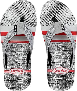 Cozy Wear - Gray Men's Thong Flip Flop