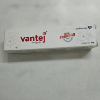 Vantej toothpaste refreshing flavour