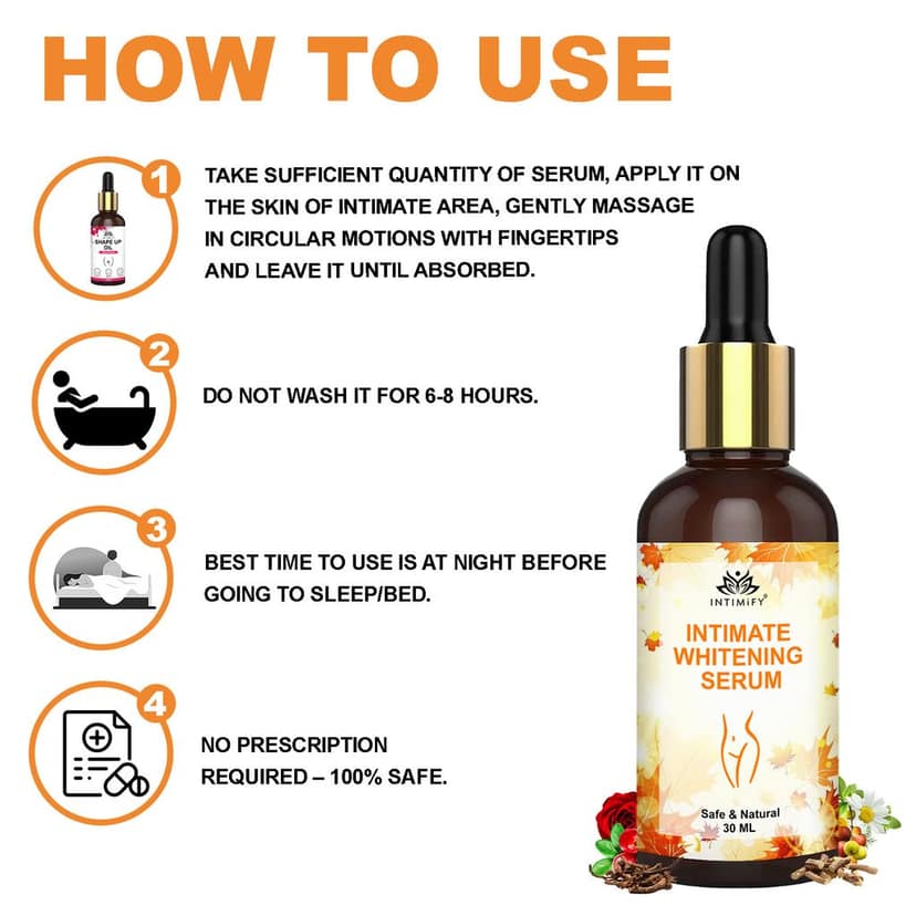 Intimify intimate whitening serum for Intimate Area Whitening, Removes Pigmentation and Dark Spots from Intimate Area view 4