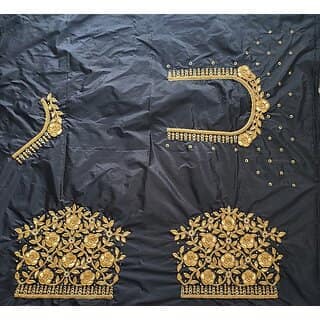 OMSAIFAB Cotton Silk Self Design Blouse Material