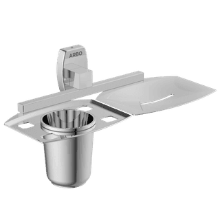 CT-10 Soap Dish With Tumbler Holder (SUS 304)