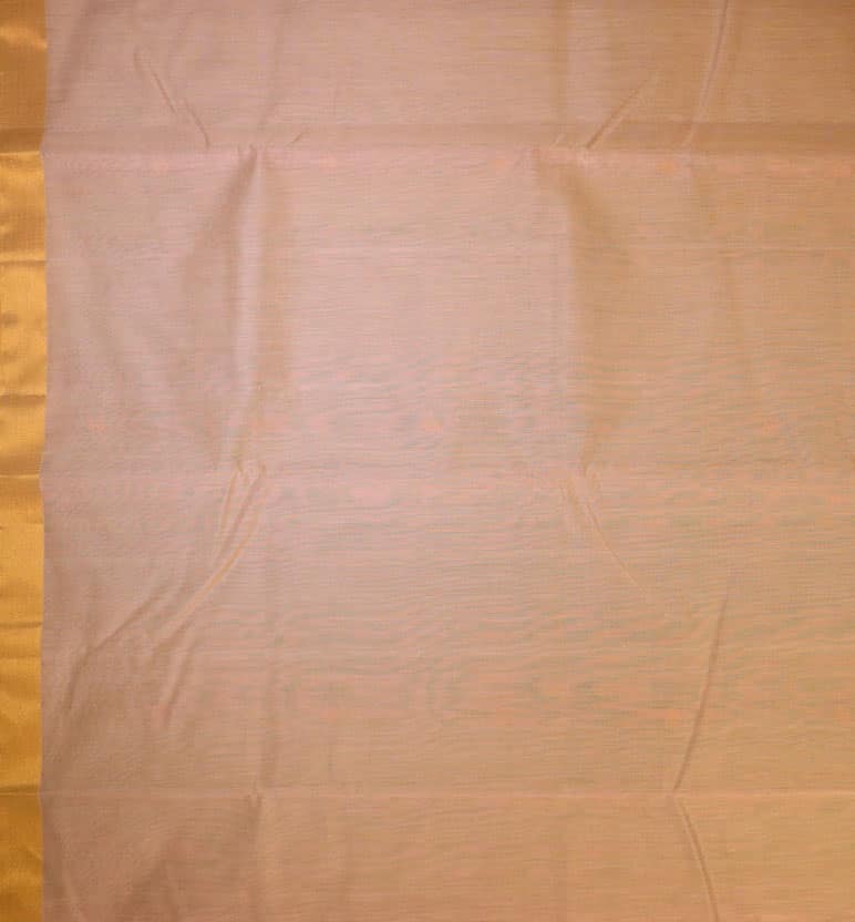 Handwoven Unstitched Chanderi 3 Piece Suit Set (Silk × Mercerized Cotton) view 3