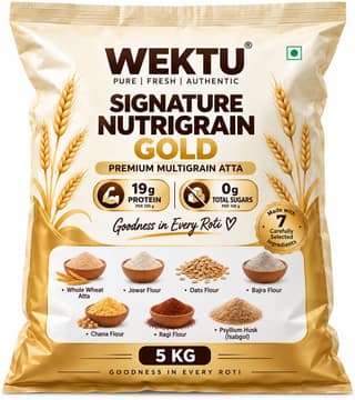 WEKTU Heritage Gold Multigrain Nutrition Blend Aata.