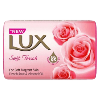 Lux Bathing Soap Soft Touch French Rose And Almond Oil 150g