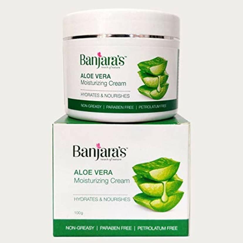 Banjara's Moisturizing Cream Alovera 100G view 3