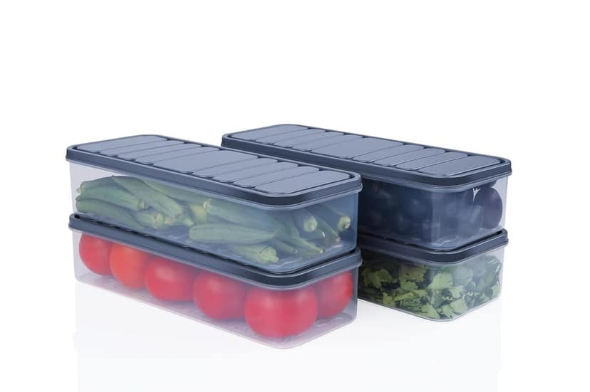 Wholesale Item - 1 PC FRIDGE STORAGE CONTAINER 1200 ML - MOQ 73 Pieces