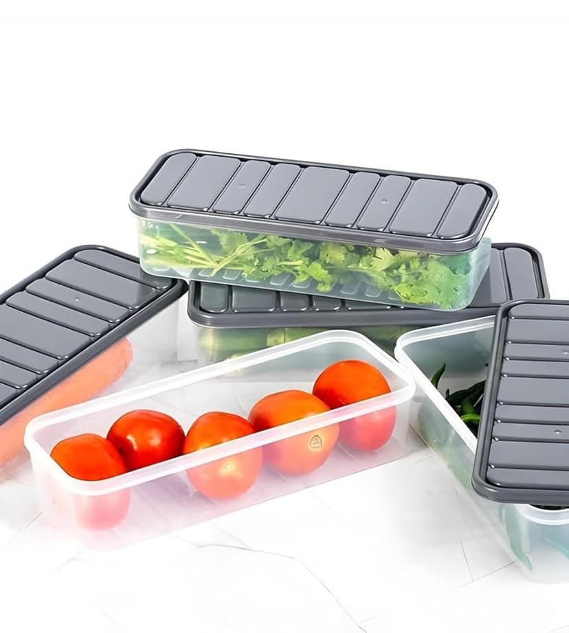 Wholesale Item - 1 PC FRIDGE STORAGE CONTAINER 1200 ML - MOQ 73 Pieces view 3
