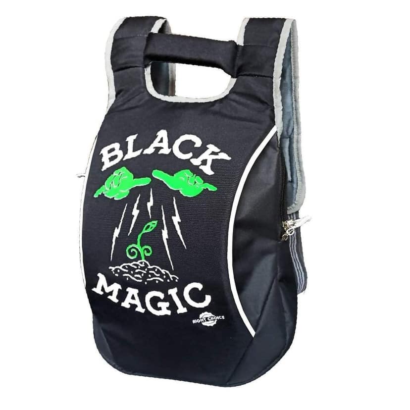Right Choice Stylish tuff Quality College School Casual Backpack Bags (Trick or Treat Black Magic) view 3
