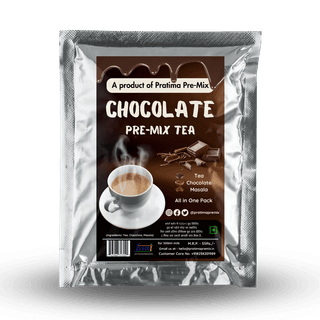 Kathiyawadi Chocolate Tea Pre-Mix – For 500ml Milk