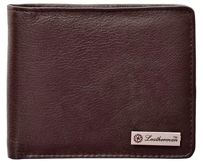 LEATHERMAN BROWN LEATHER MEN'S WALLET-1517B_br